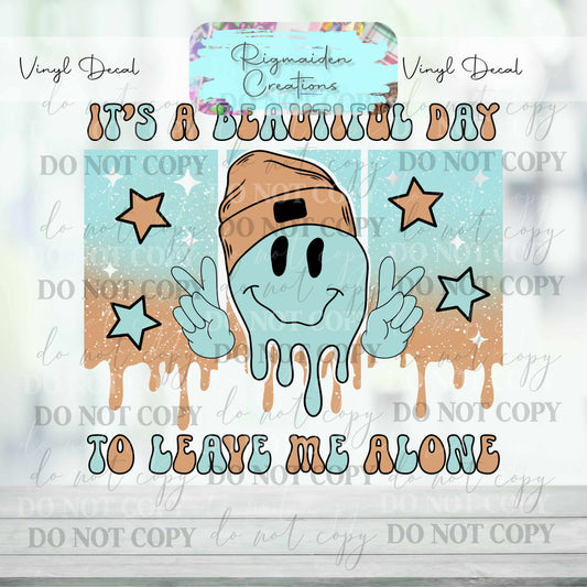 Leave Me Alone 1 Vinyl Decal