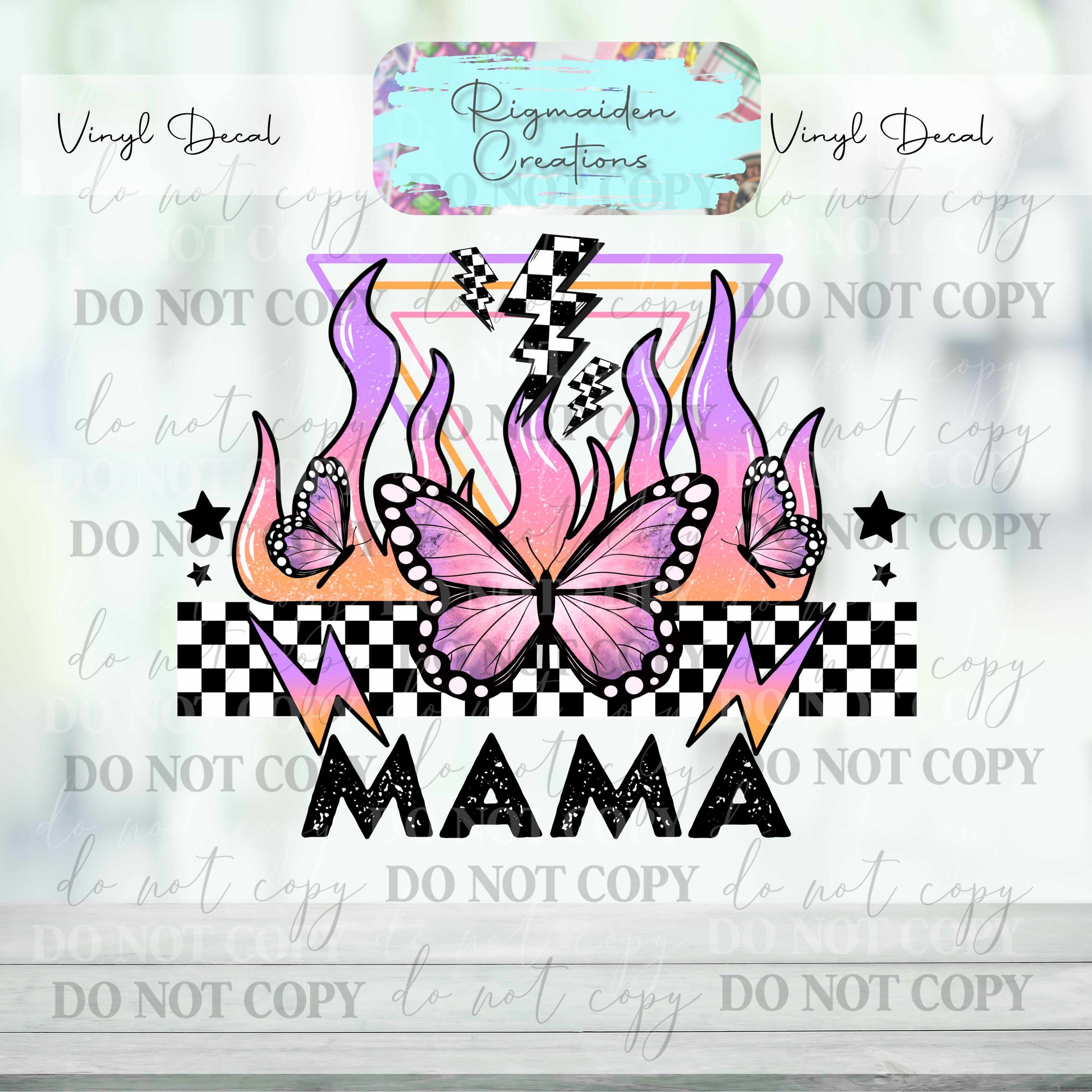 Mama Vinyl Decal – Rigmaiden Creations