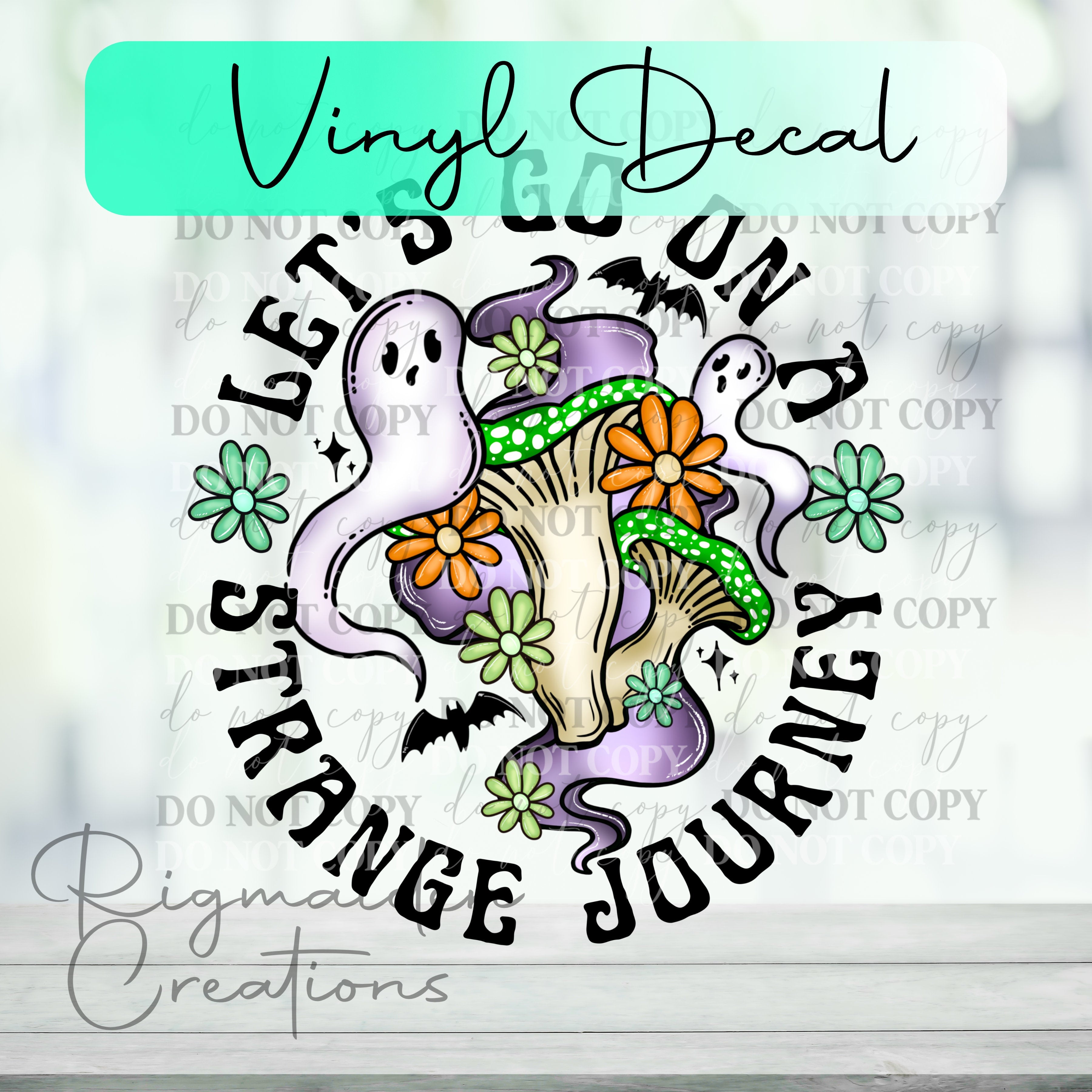 Roderick Rigmaiden Strange Journey Decal – Rigmaiden Creations