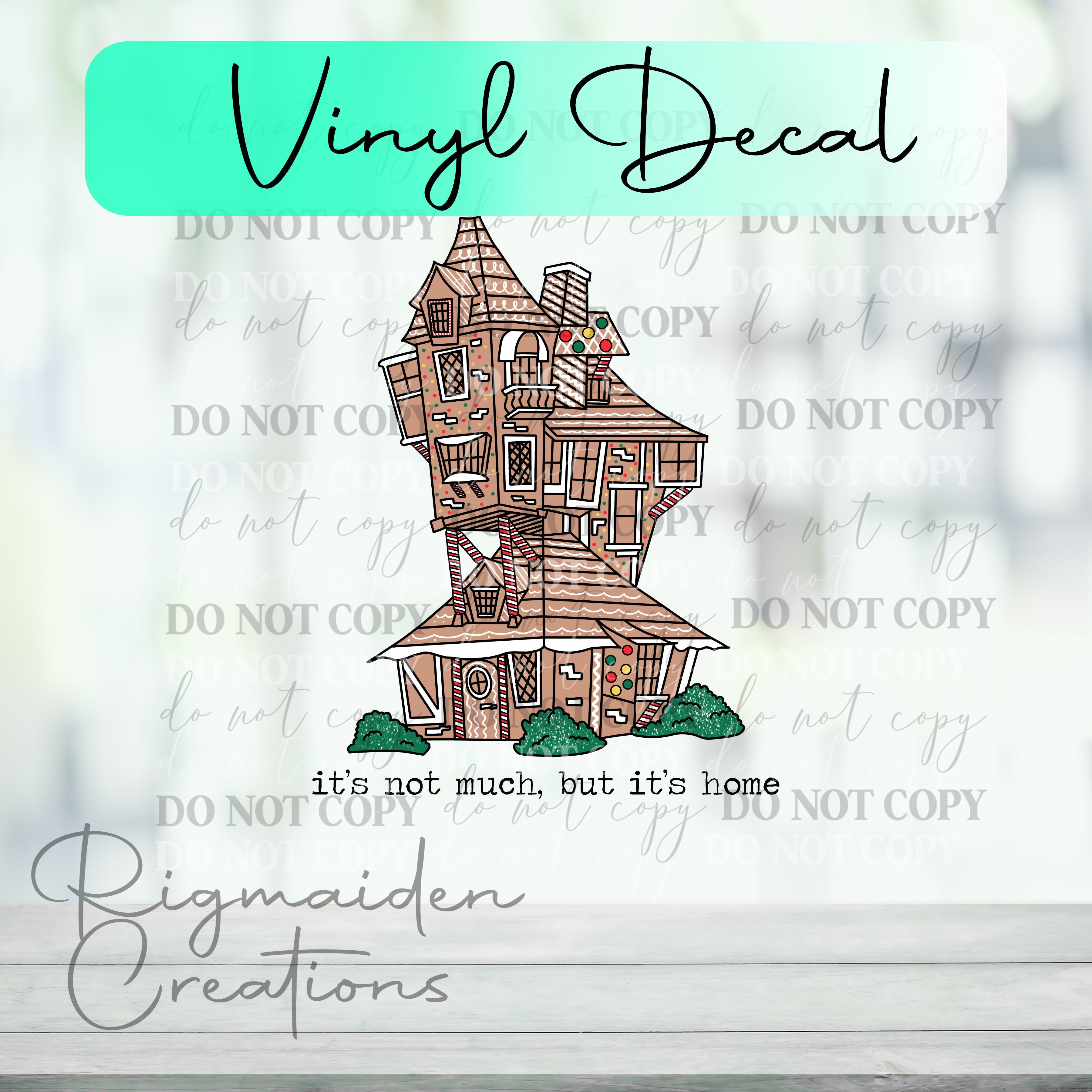 Gingerbread Burrow Decal – Rigmaiden Creations