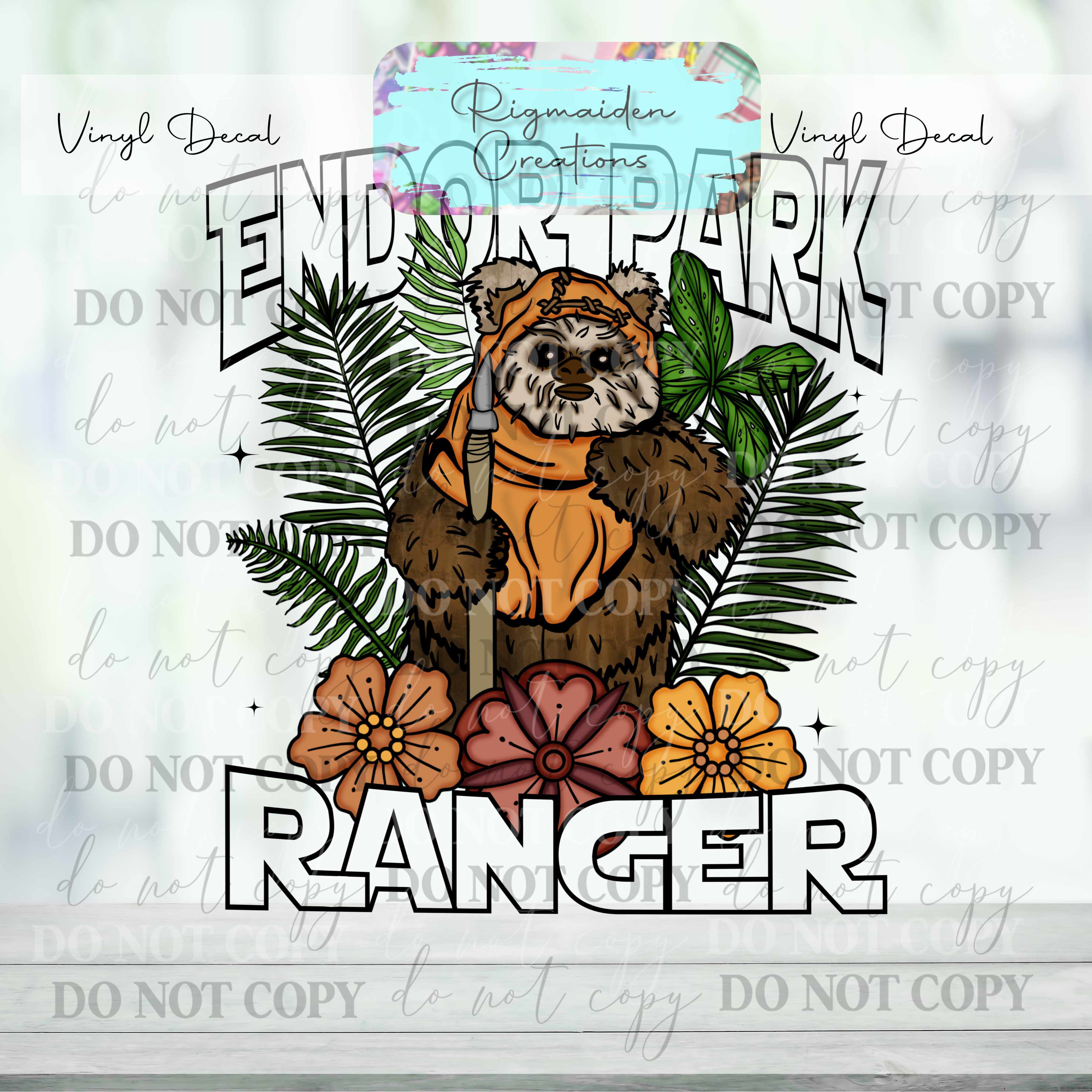 Endor Park Ranger Vinyl Decal {Multiple} – Rigmaiden Creations