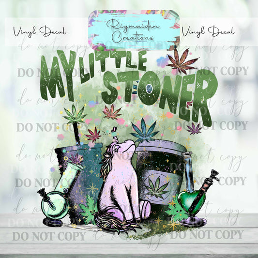 My Little Stoner Vinyl Decal