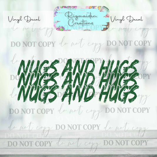 Nugs and Hugs Vinyl Decal