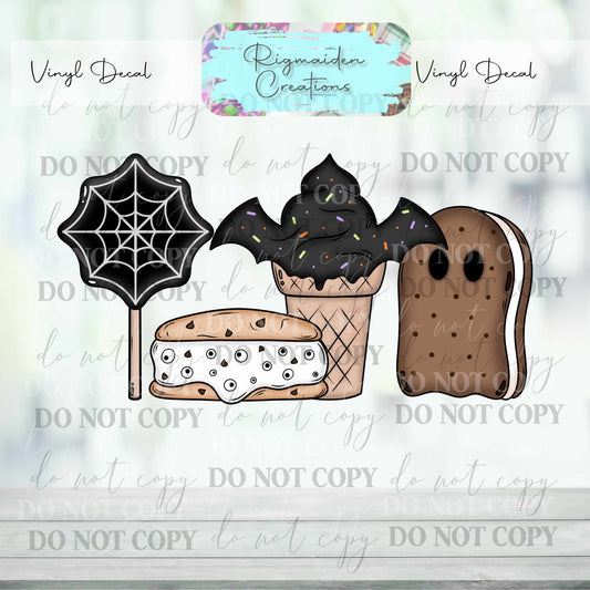 Spooky Treats Vinyl Decal