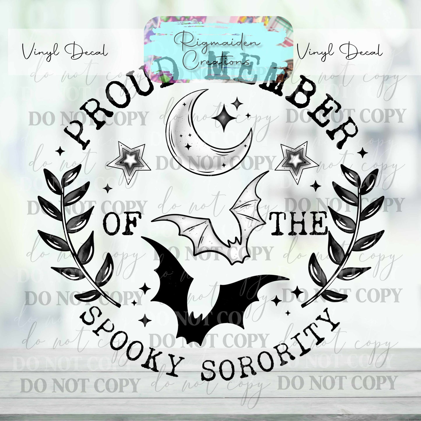 Spooky Sorority Vinyl Decal