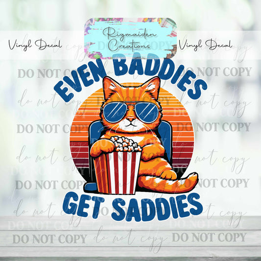 Movie Cat Vinyl Decal