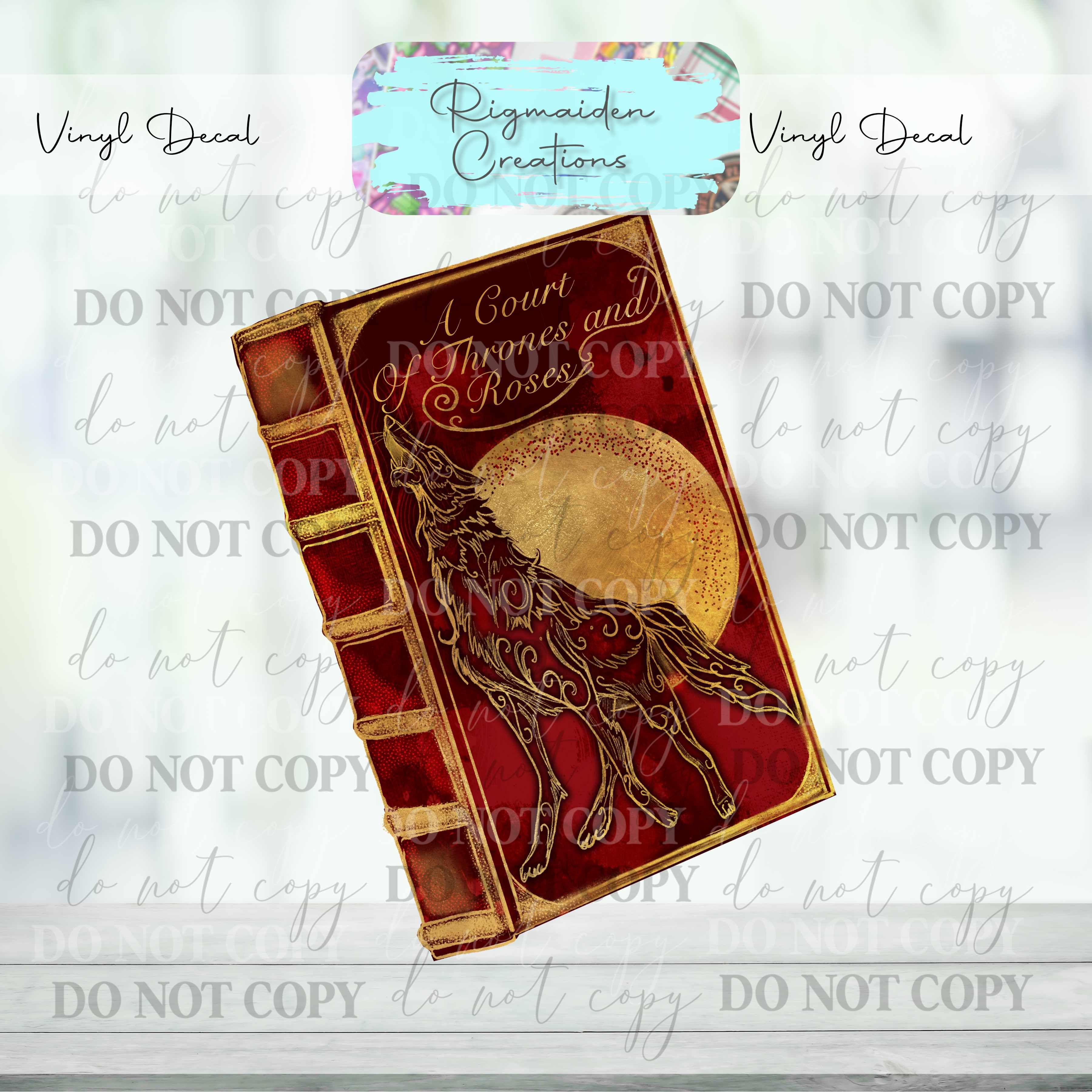 Thomas Rigmaiden Acotar Books Vinyl Decal {Multiple} – Rigmaiden Creations