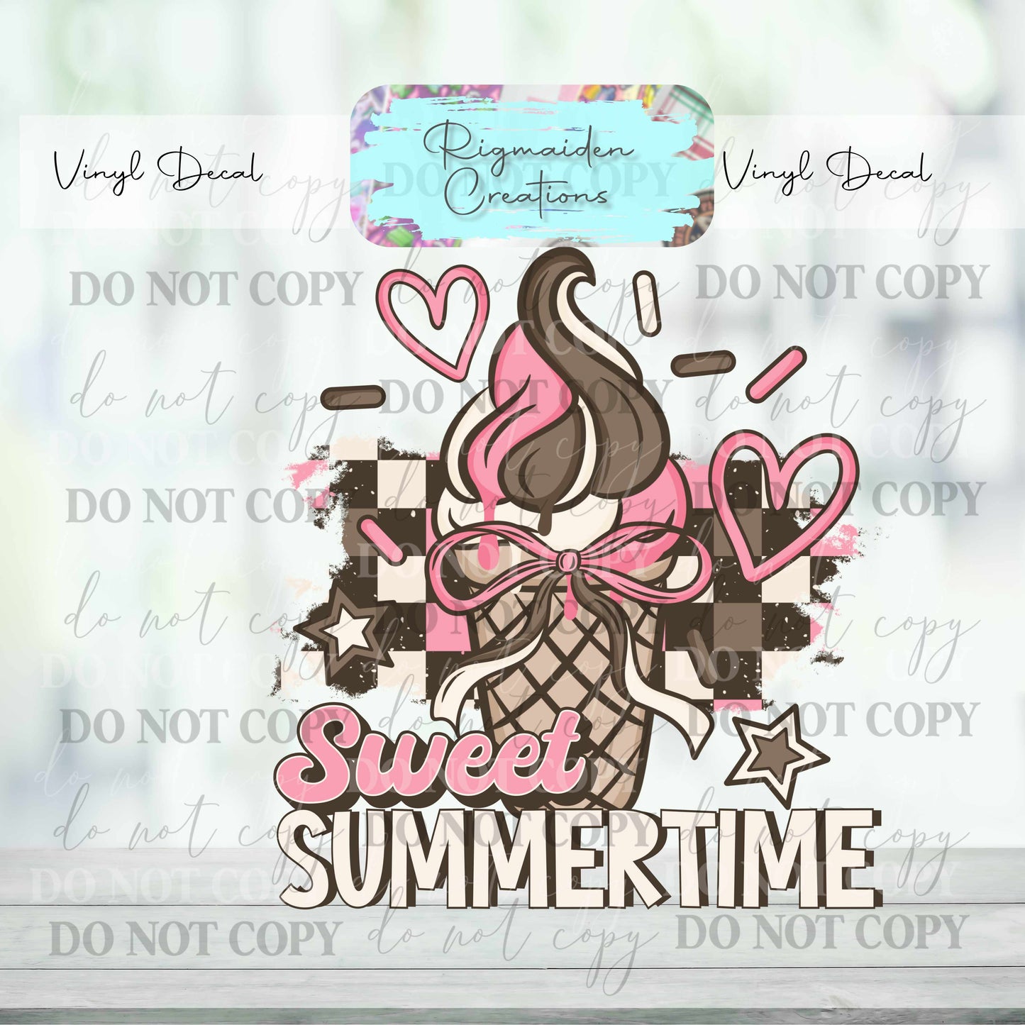 Sweet Summer Time Vinyl Decal