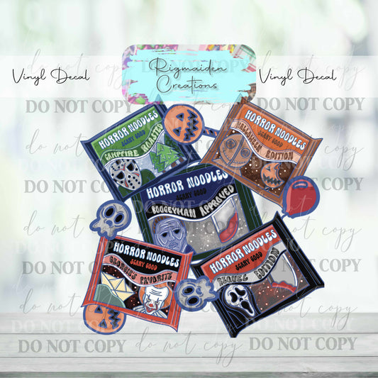 Horror Noodles Decal