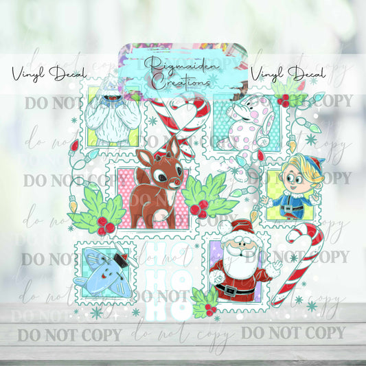 Red Nose Reindeer Decal