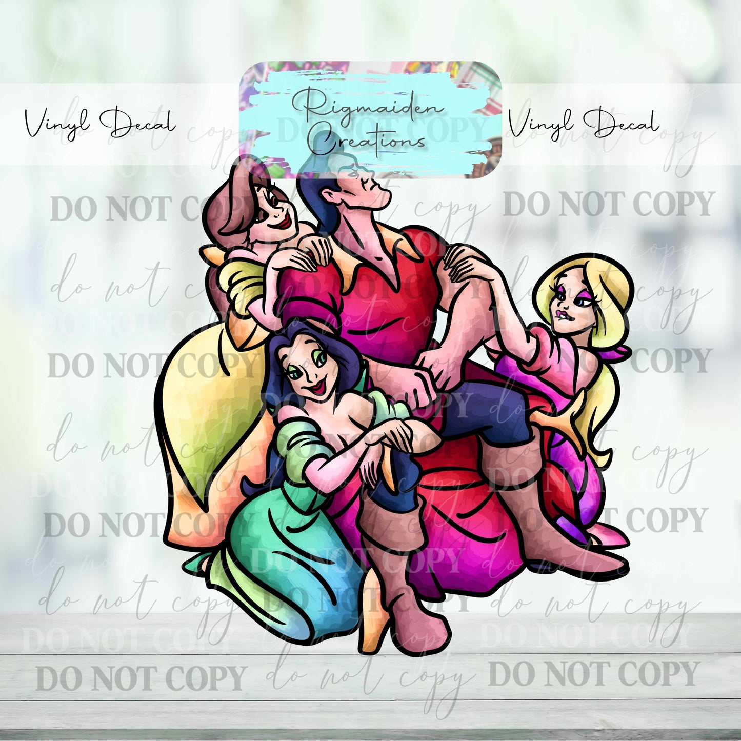 Gaston Villain Decal