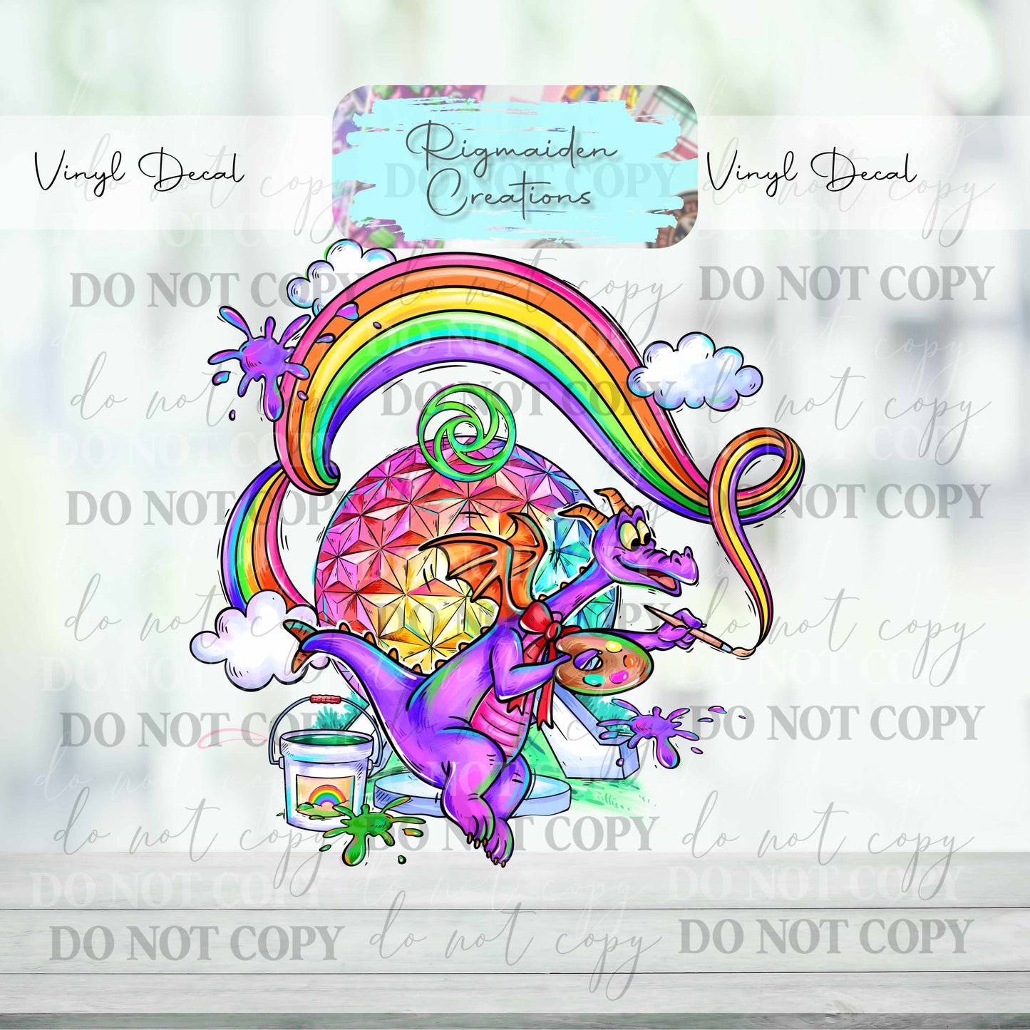 Figment Rainbow Decal