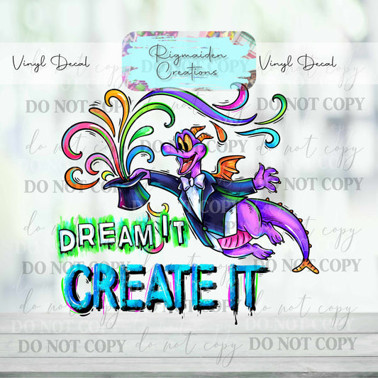 Dream Create Figment Decal