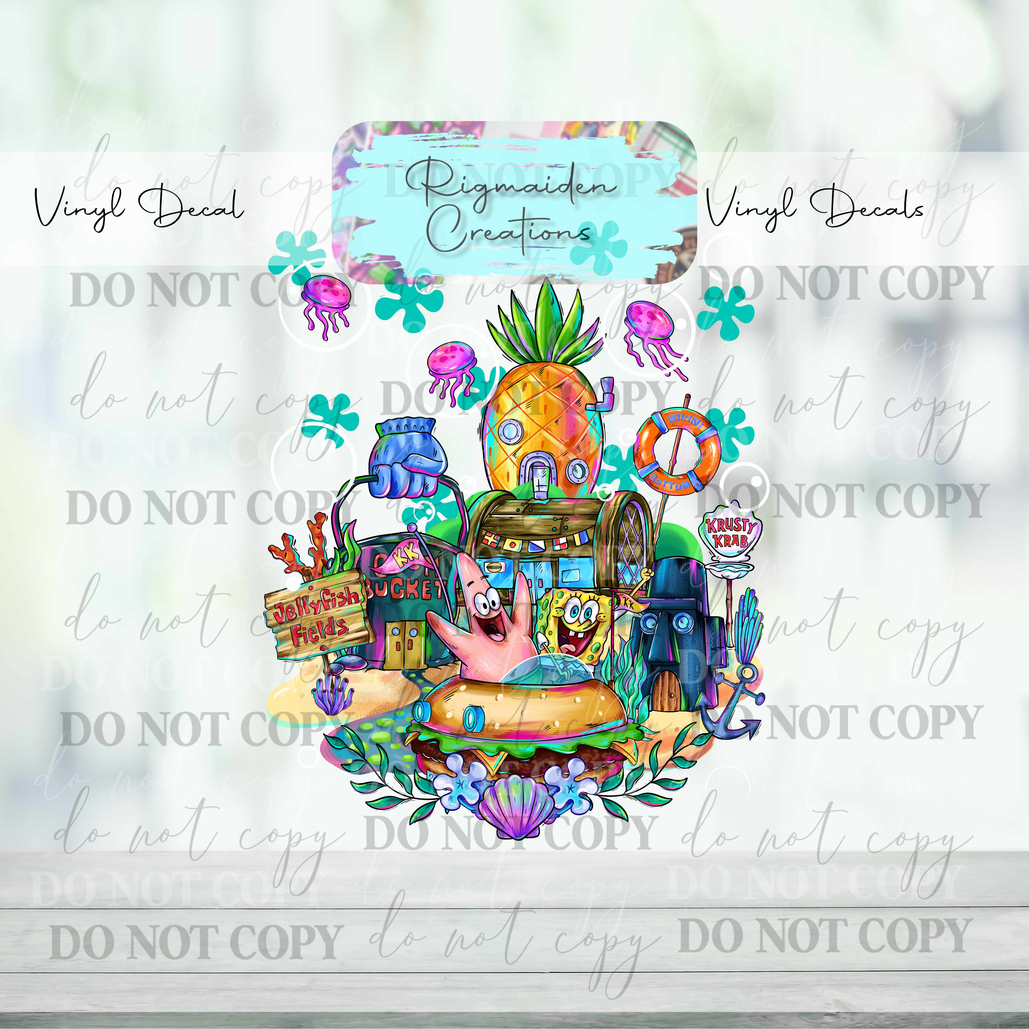 Thomas Rigmaiden Sea Sponge 2 Decal – Rigmaiden Creations