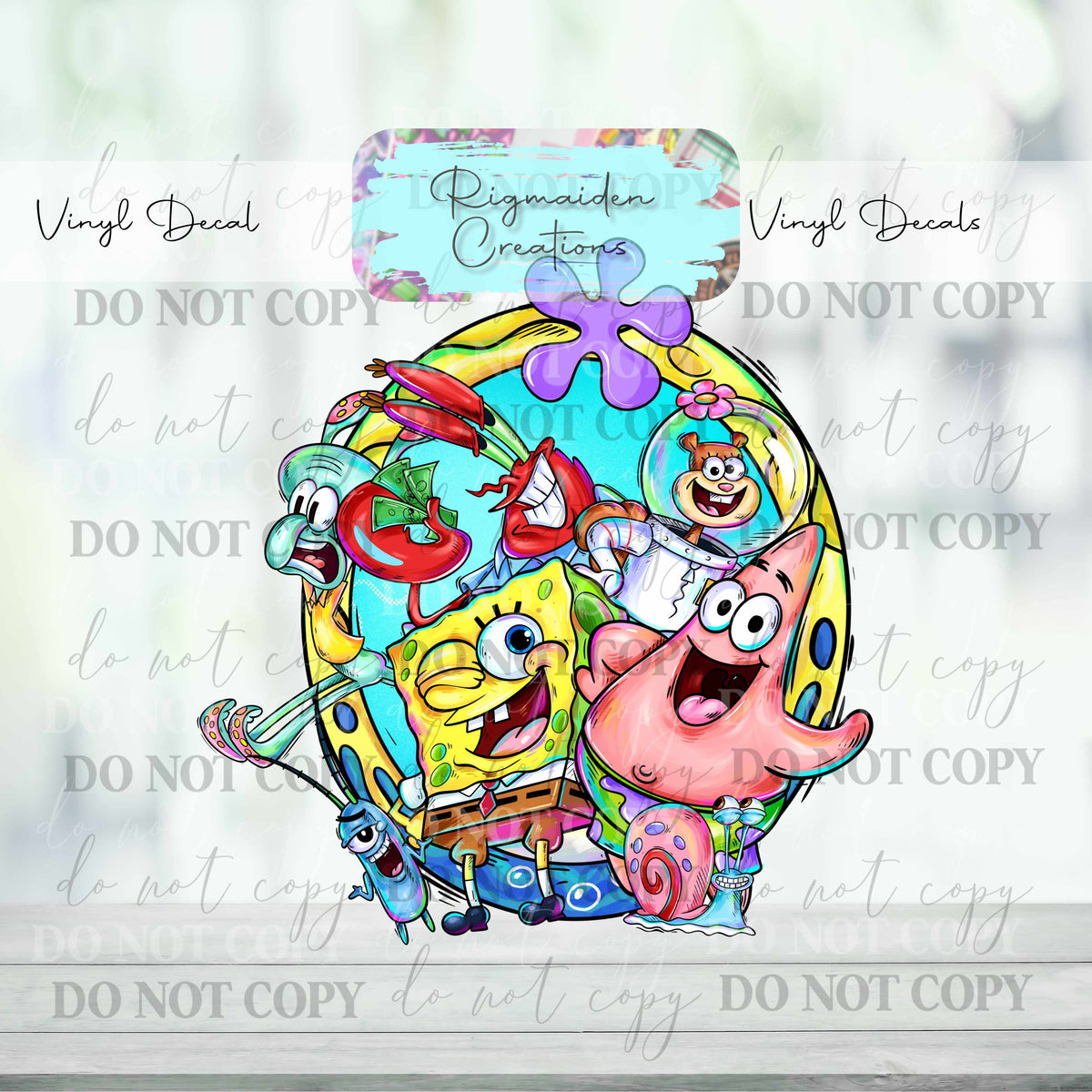 Sandy Rigmaiden Sea Sponge 3 Decal – Rigmaiden Creations
