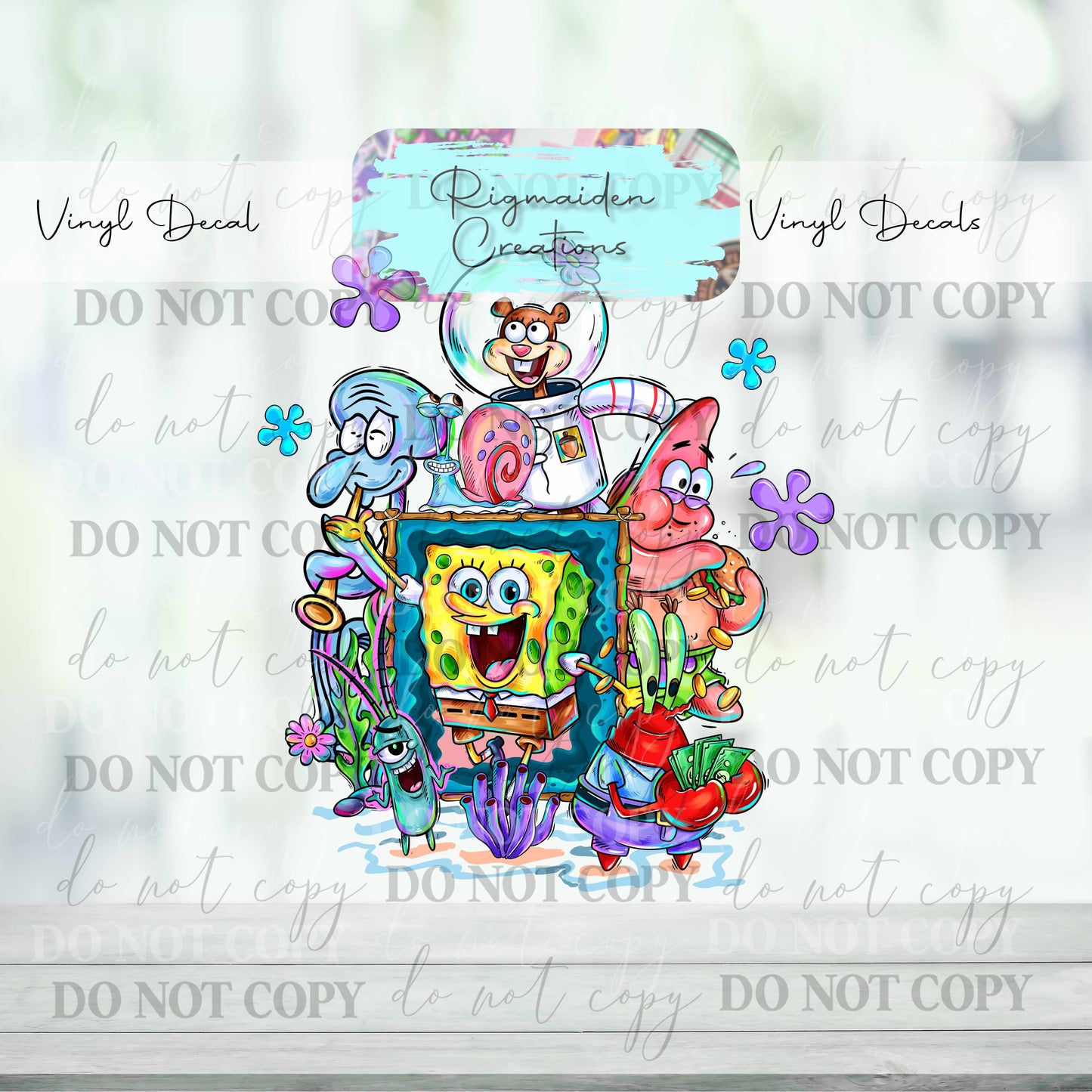 Sea Sponge 4 Decal