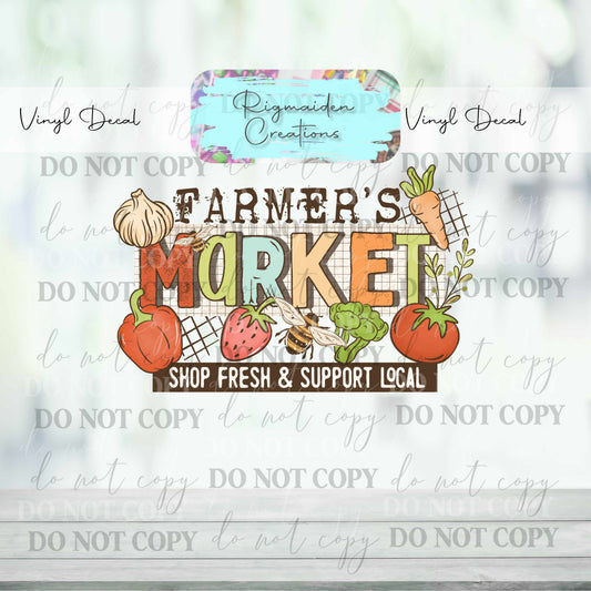 Farmers Market Decal