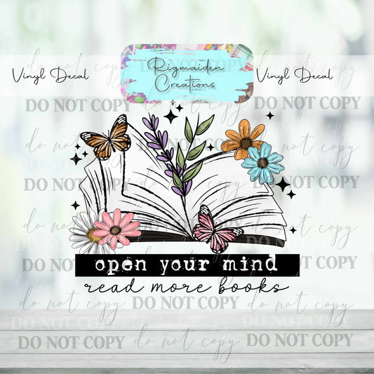 Read More Books Decal