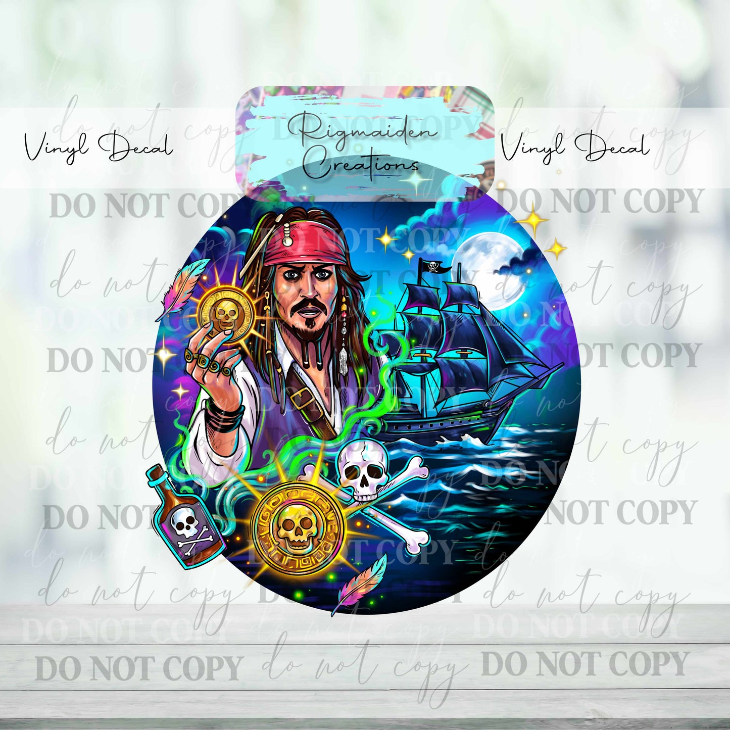 Sparrow Sea Decal