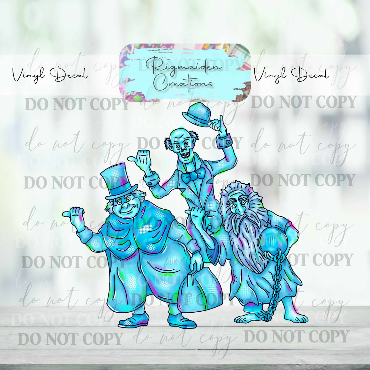 HM Hitchhiking Ghosts Decal