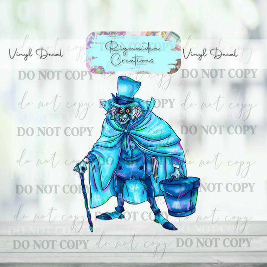 HM Hat Box Ghost Decal