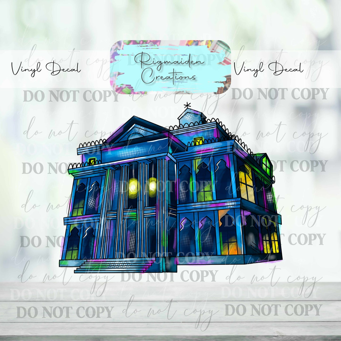 Haunted Mansion House Decal