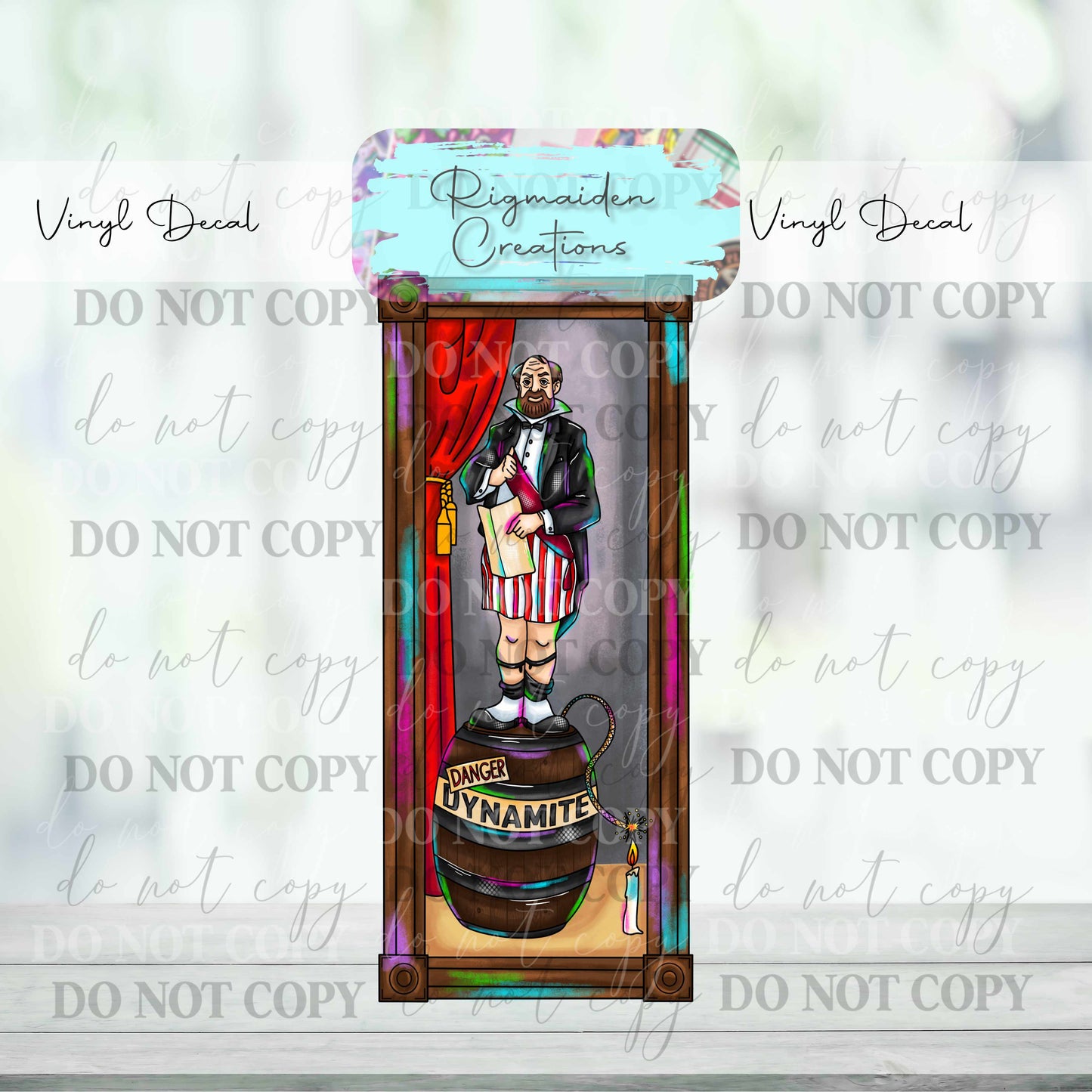 HM Dynamite Portrait Decal