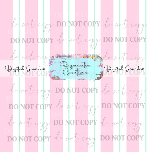 Sweet Shop Stripes Seamless Digital PNG