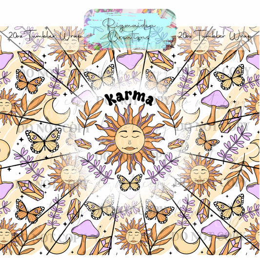 Karma Bloom - 20oz Tumbler Wrap