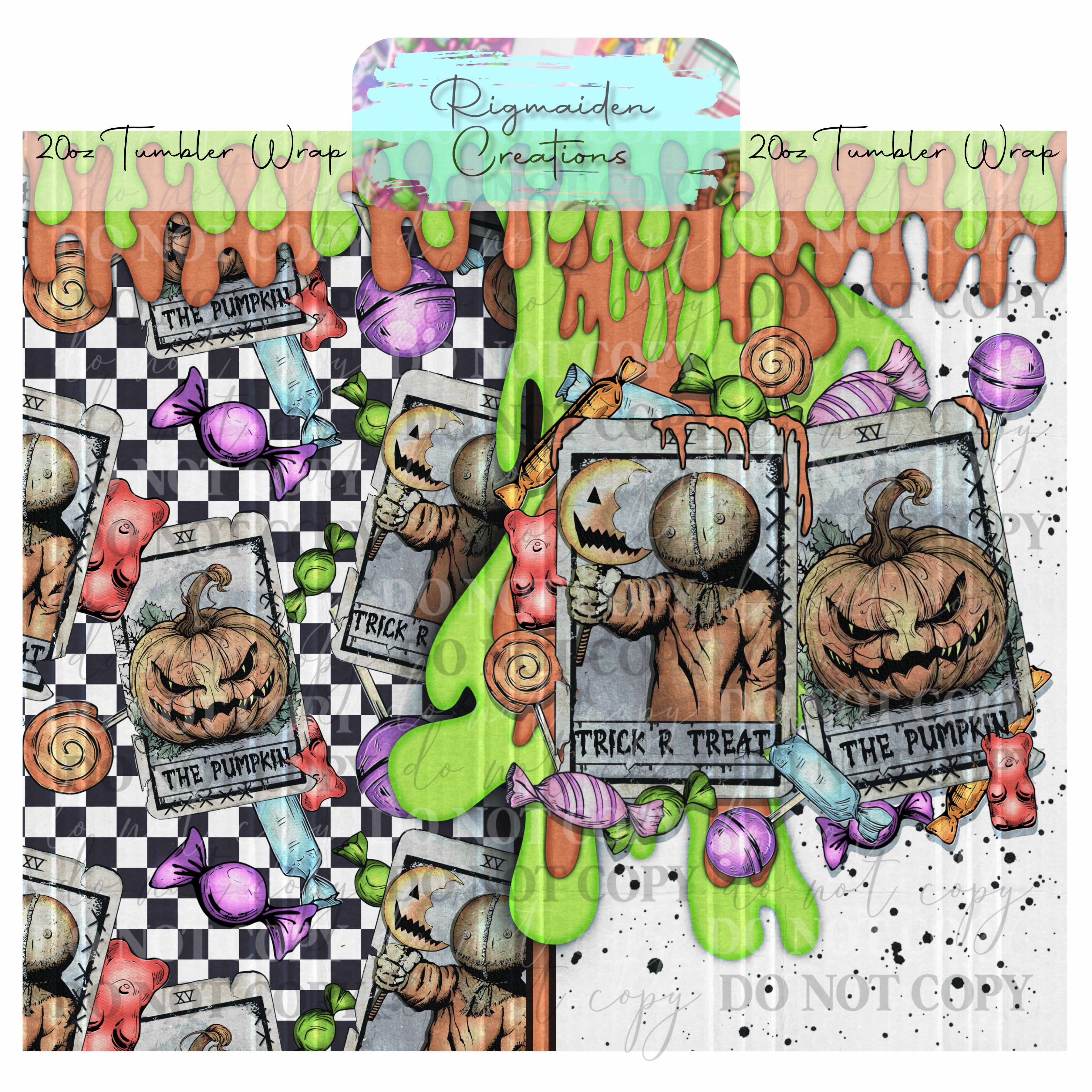 Sandy Rigmaiden Sam - 20oz Tumbler Wrap – Rigmaiden Creations
