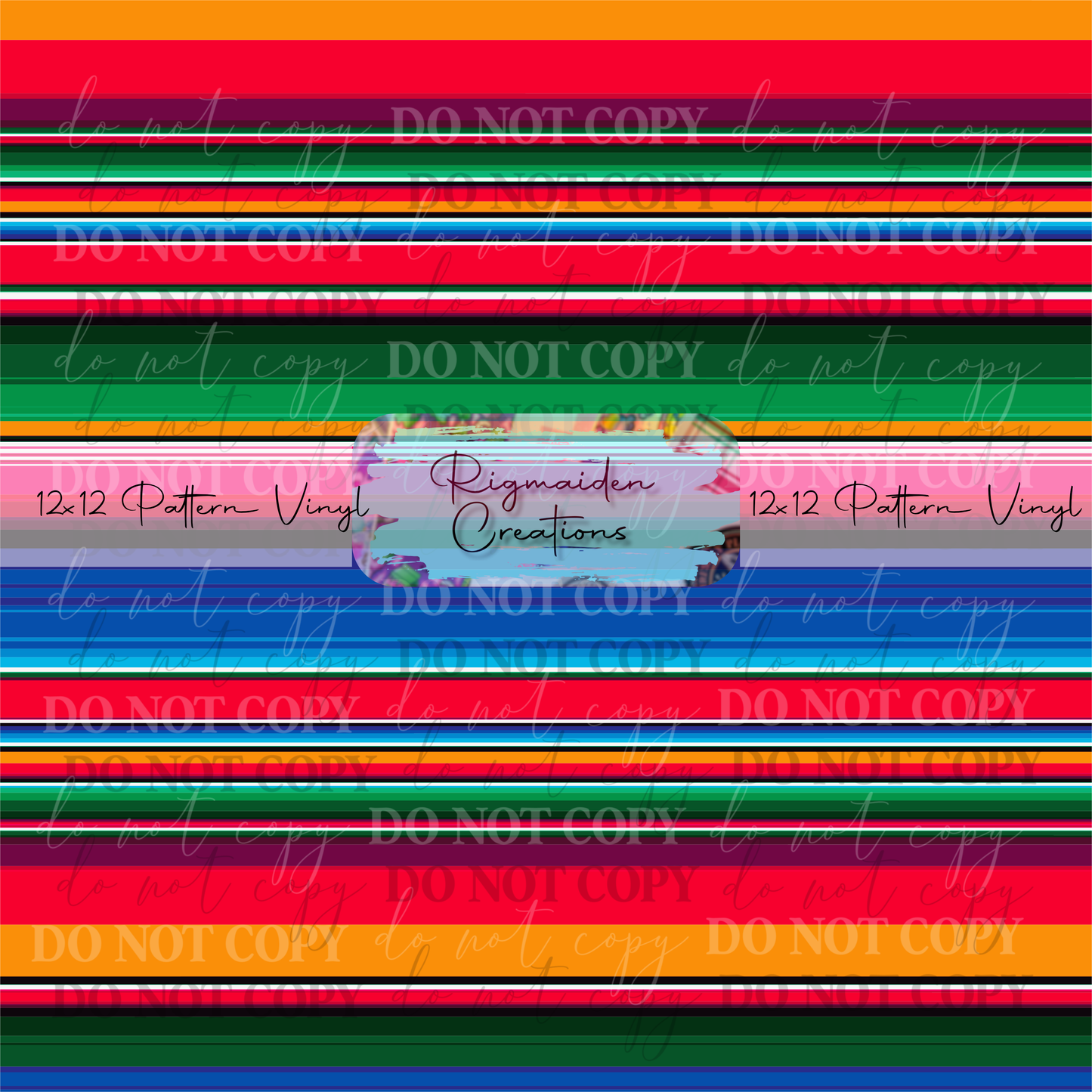 Mexican Serape Vinyl