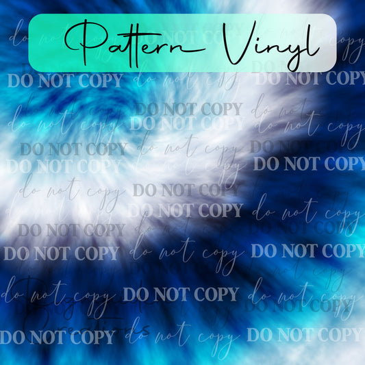 Blue Tie Dye Vinyl