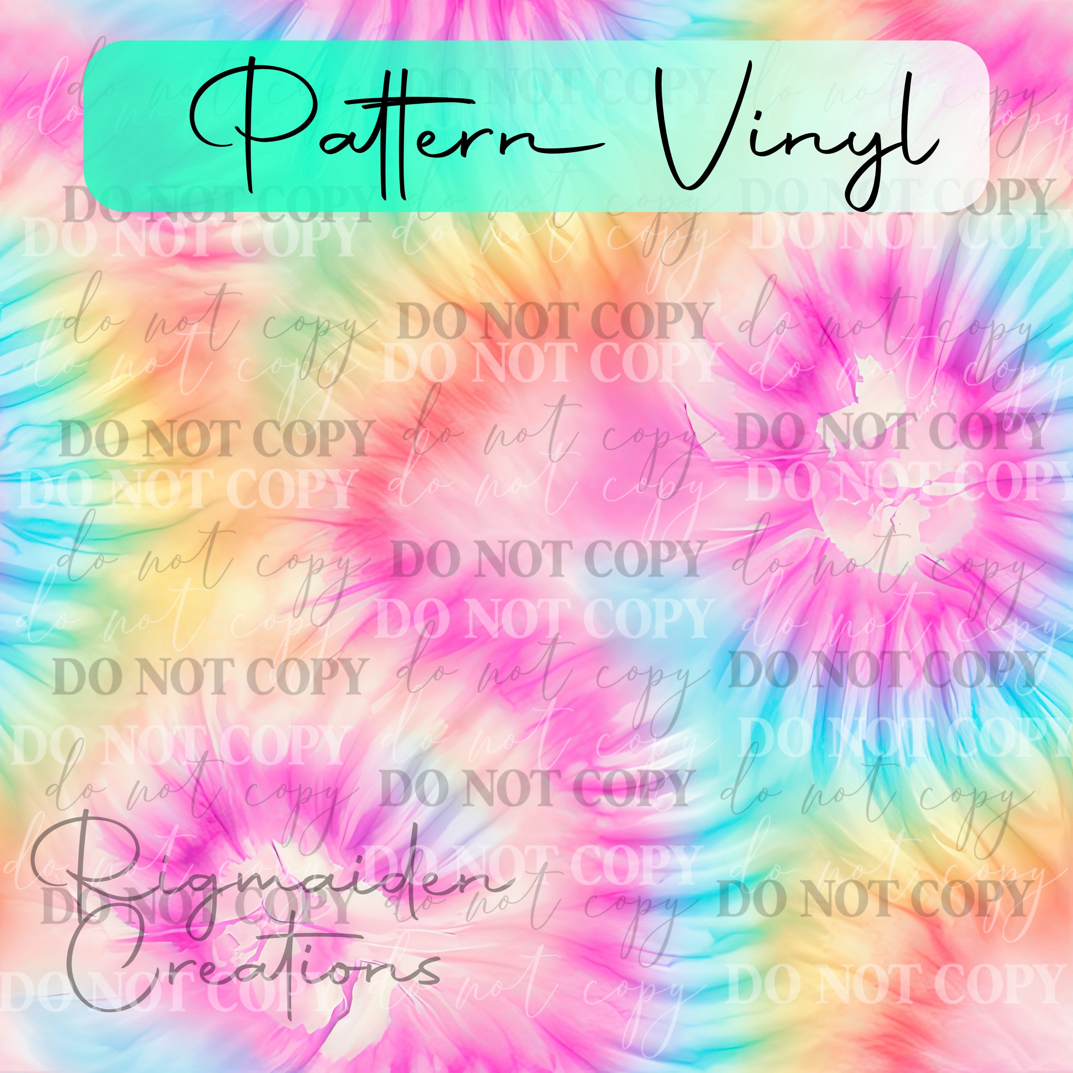Thomas Rigmaiden Pastel Tie Dye 3 Vinyl – Rigmaiden Creations
