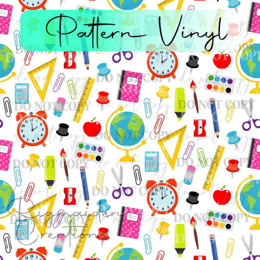 School Supplies 1 Vinyl