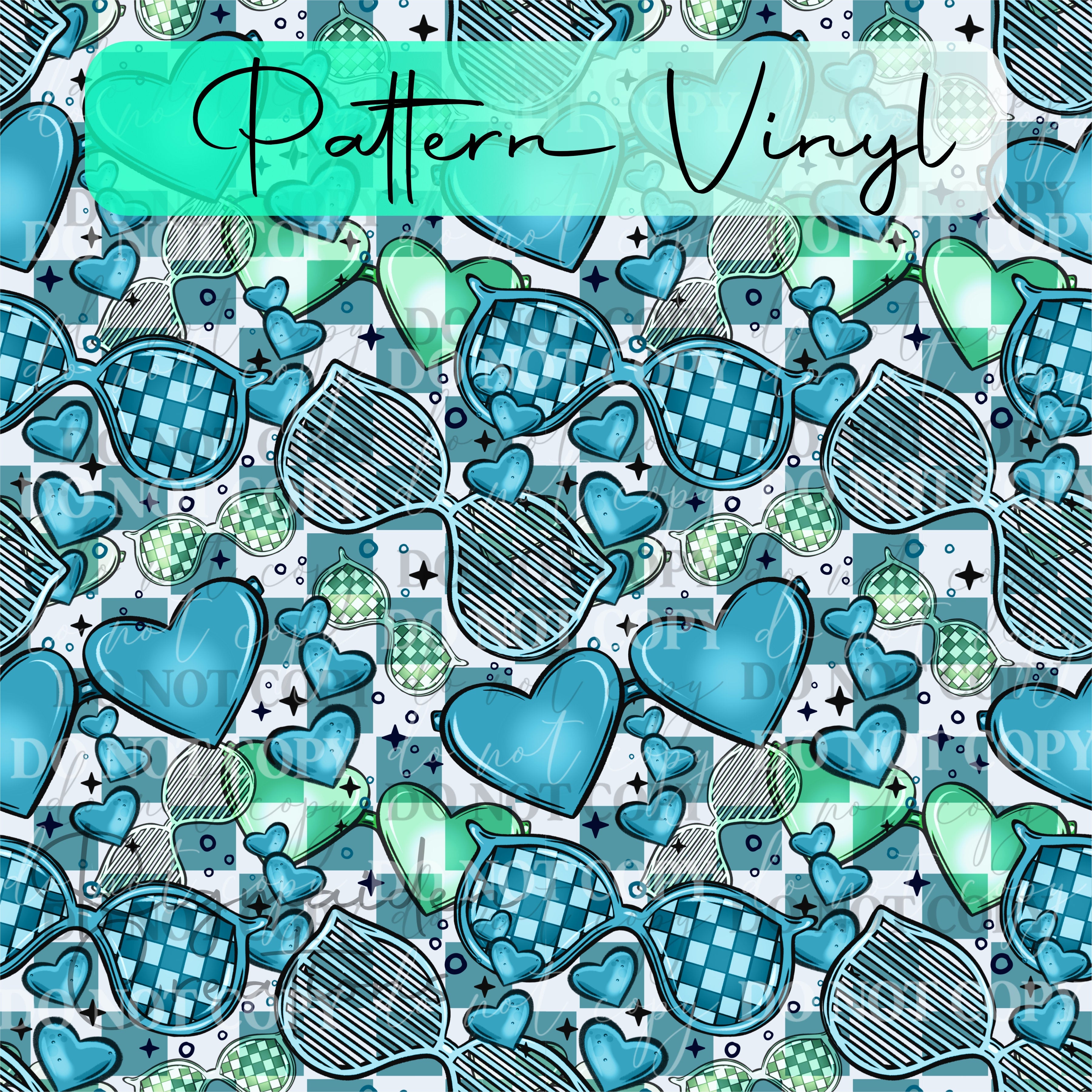 Roderick Rigmaiden Blue Hearts Valentines Vinyl – Rigmaiden Creations