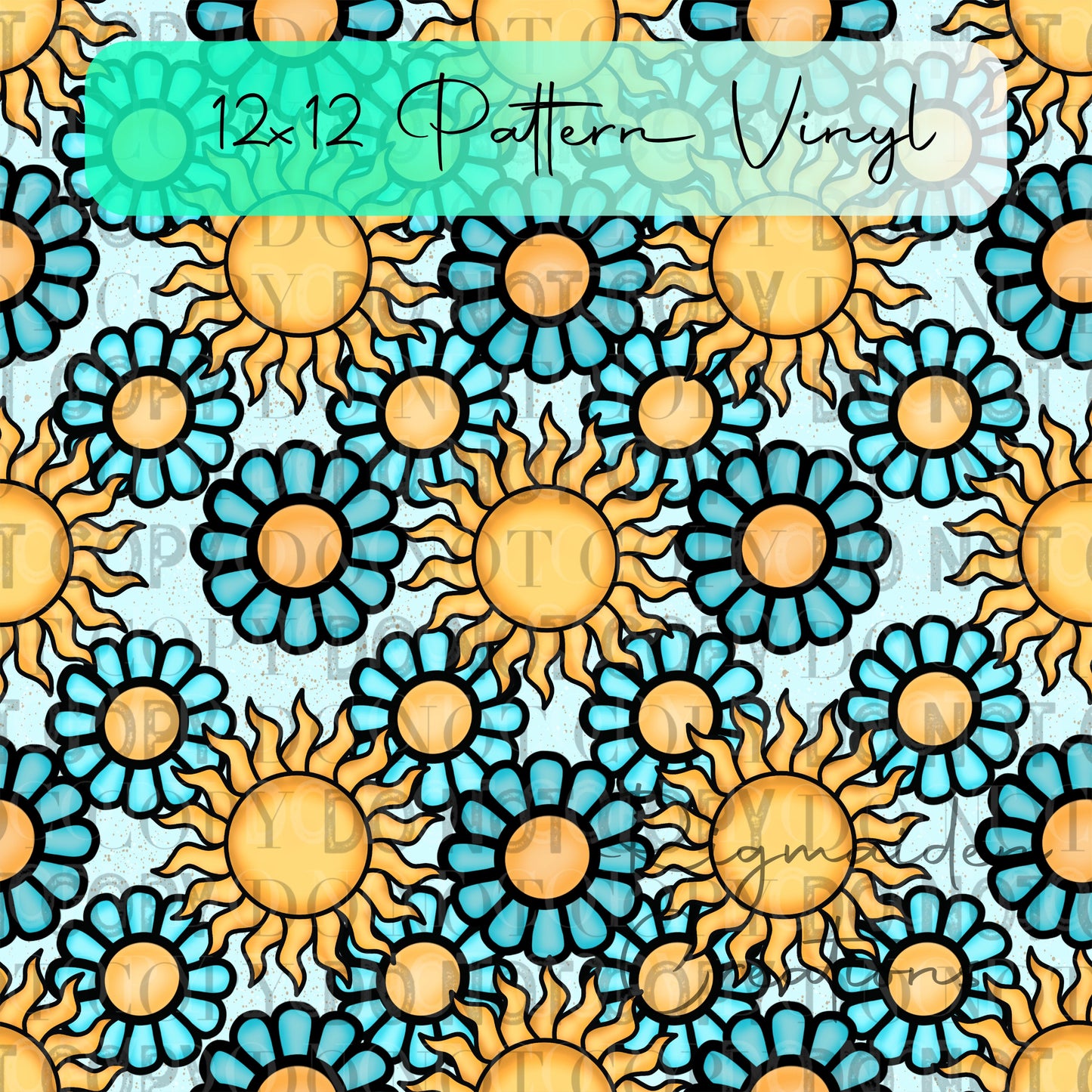 Teal Suns Vinyl