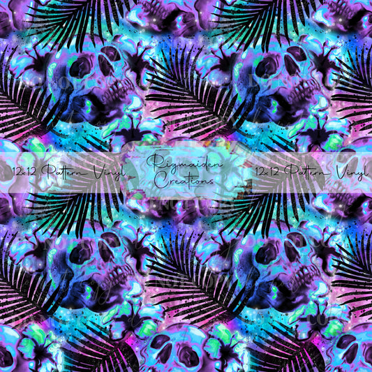 Tropical Skulls Vinyl
