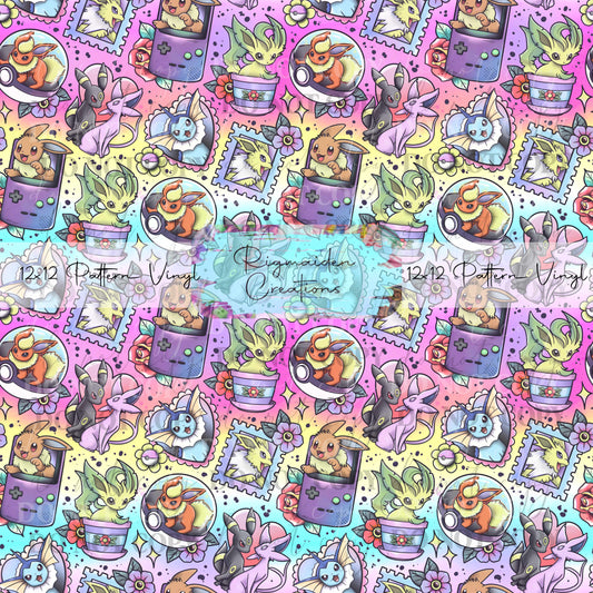Eeveelutions Rainbow Vinyl