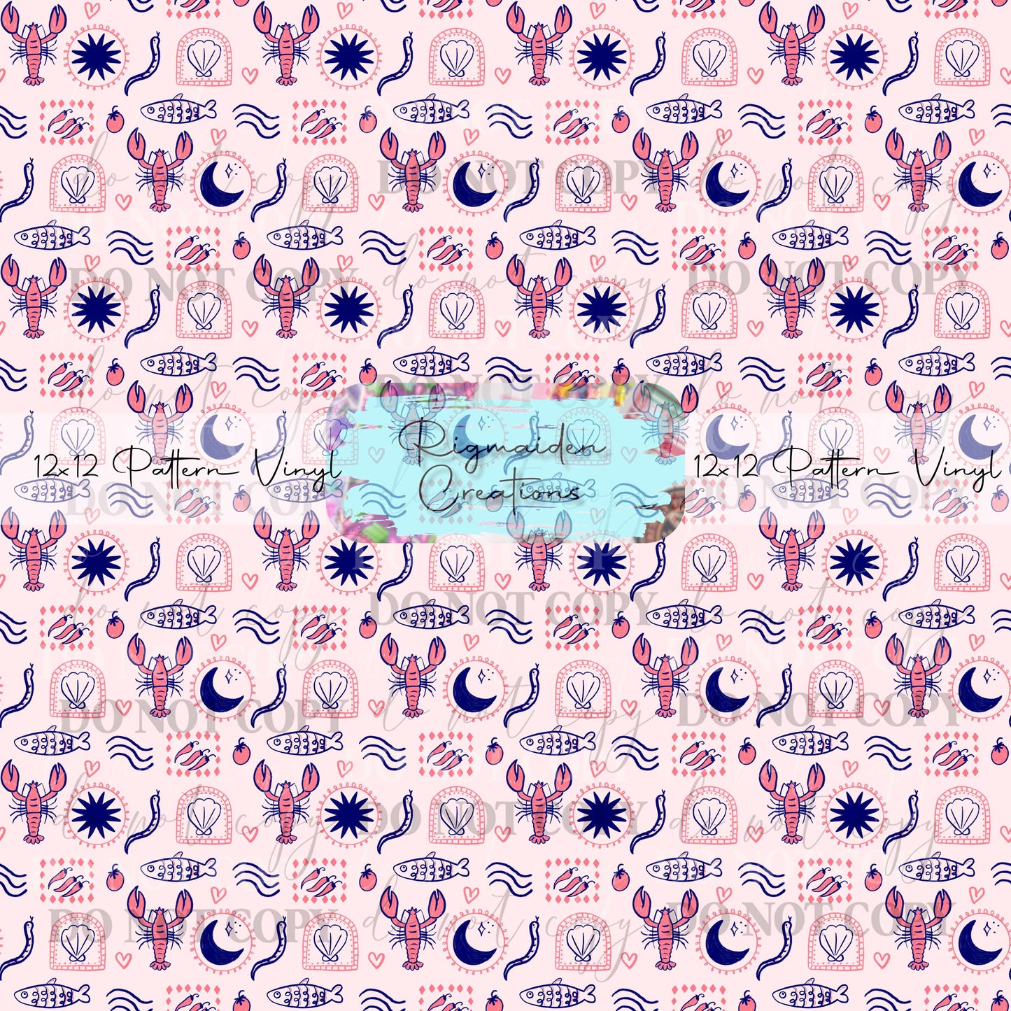Whimsical Amalfi Sea Life Vinyl