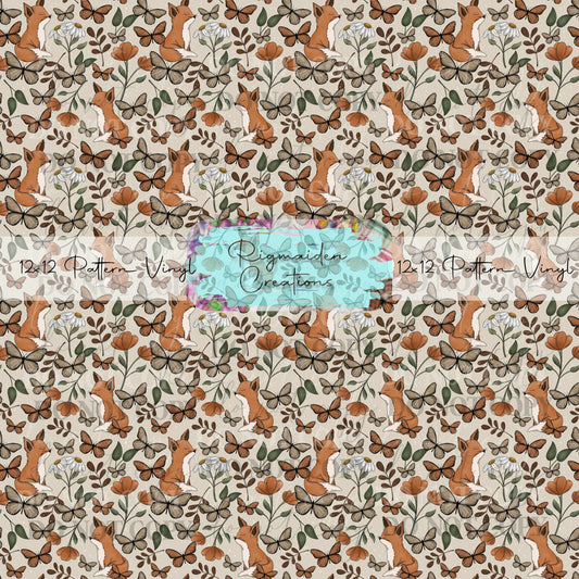 Cottagecore Nature Fox Vinyl