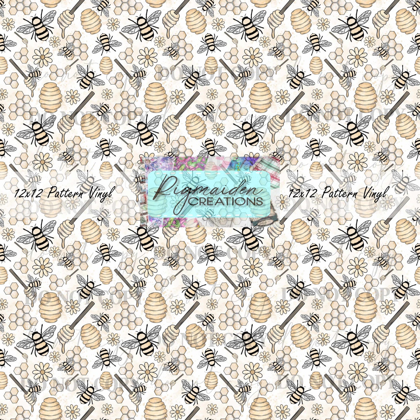 Neutral Bee Hives Vinyl