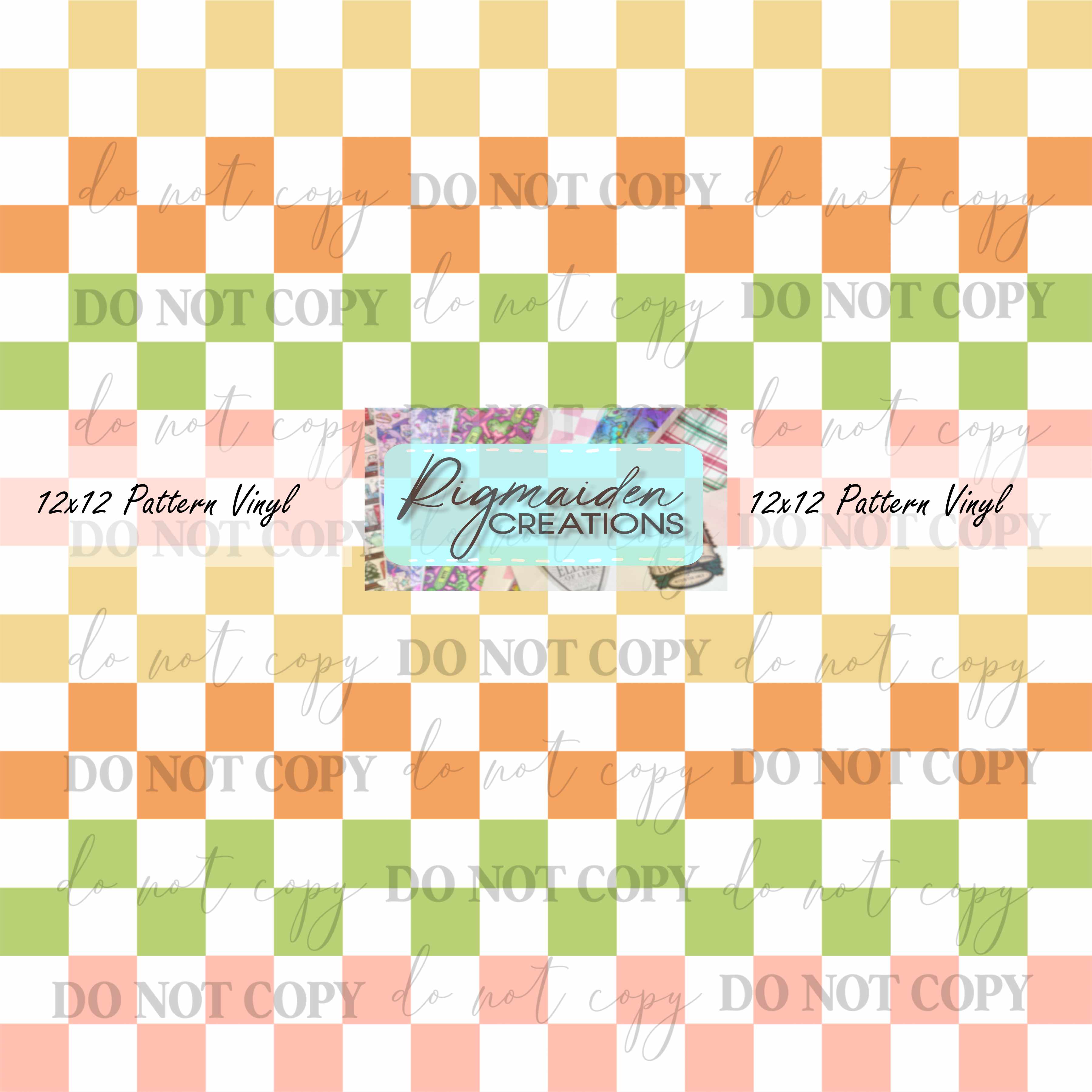 Roderick Rigmaiden Desert Theme Checkered Vinyl – Rigmaiden Creations