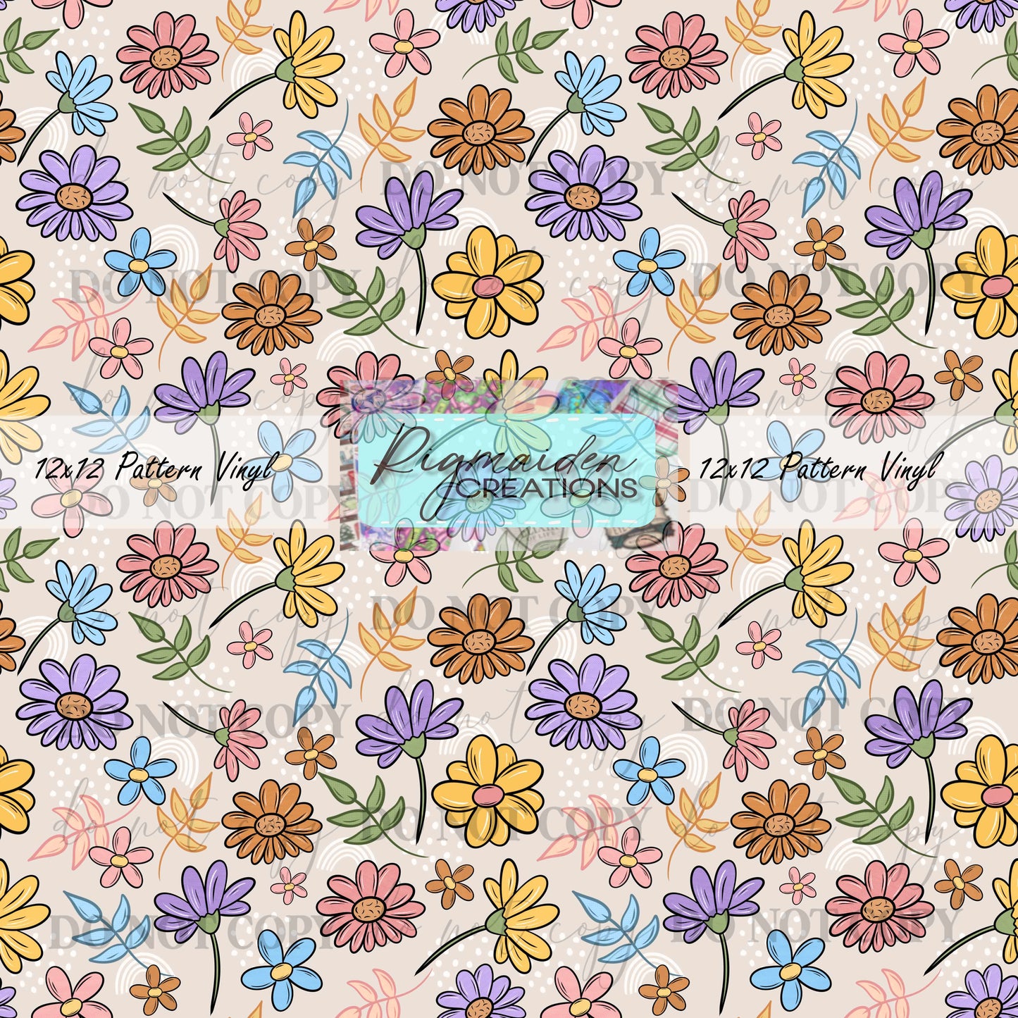 Whimsical Florals Vinyl