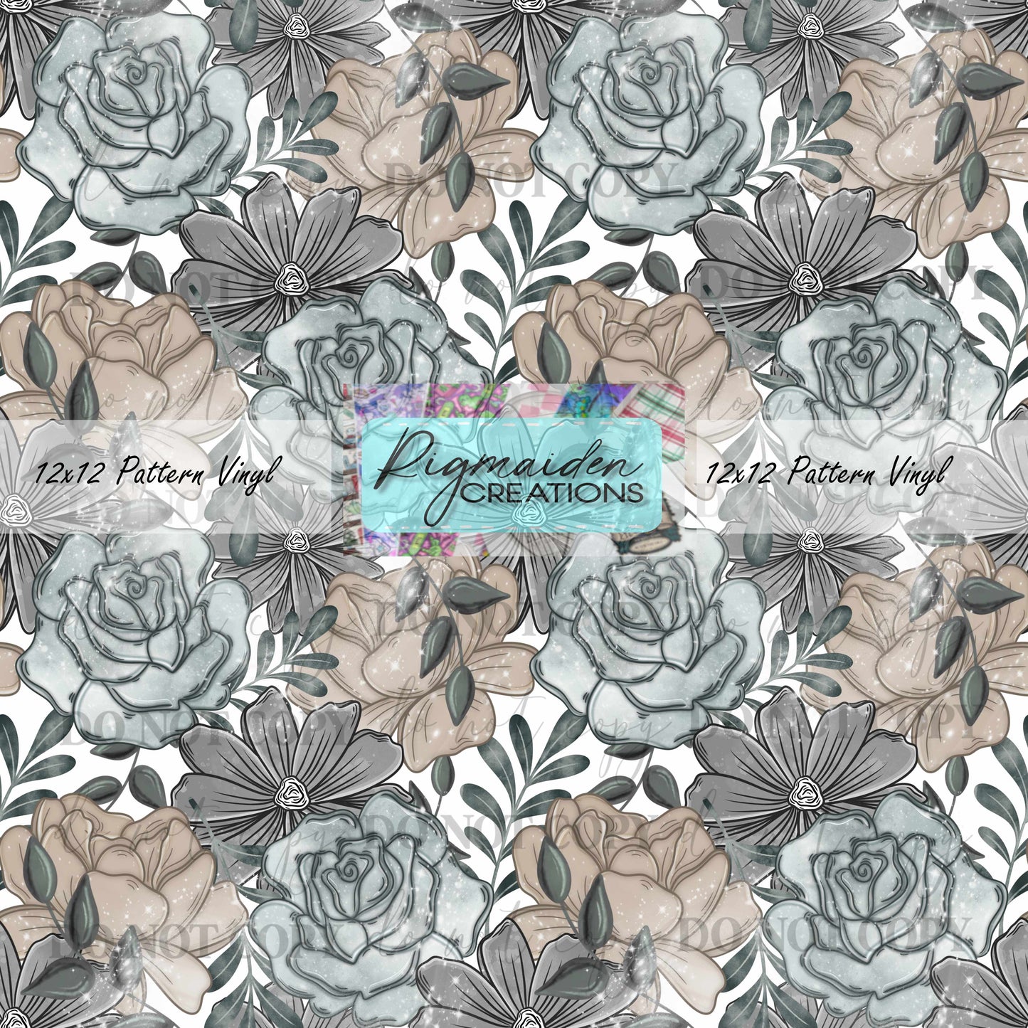 Muted Florals Vinyl