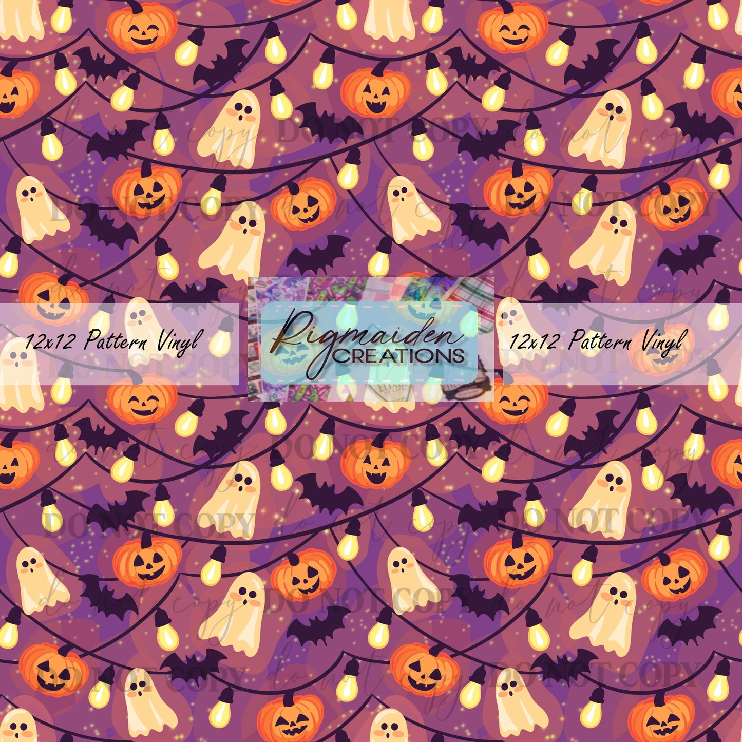 Cute Halloween Lights Vinyl