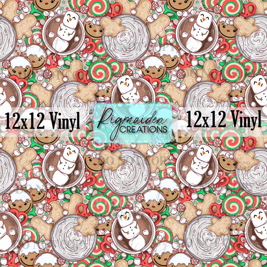 Christmas Mugs and Cookies Suprima Vinyl