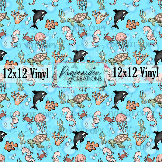 Noah's Sea Critters Vinyl