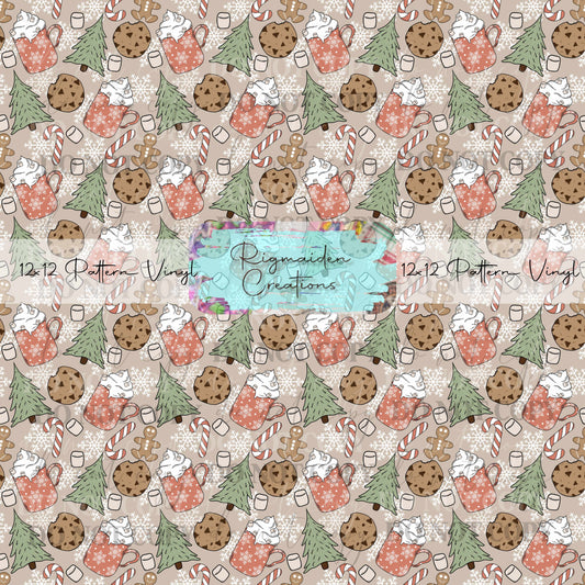 Christmas Cocoa and Cookies Vinyl