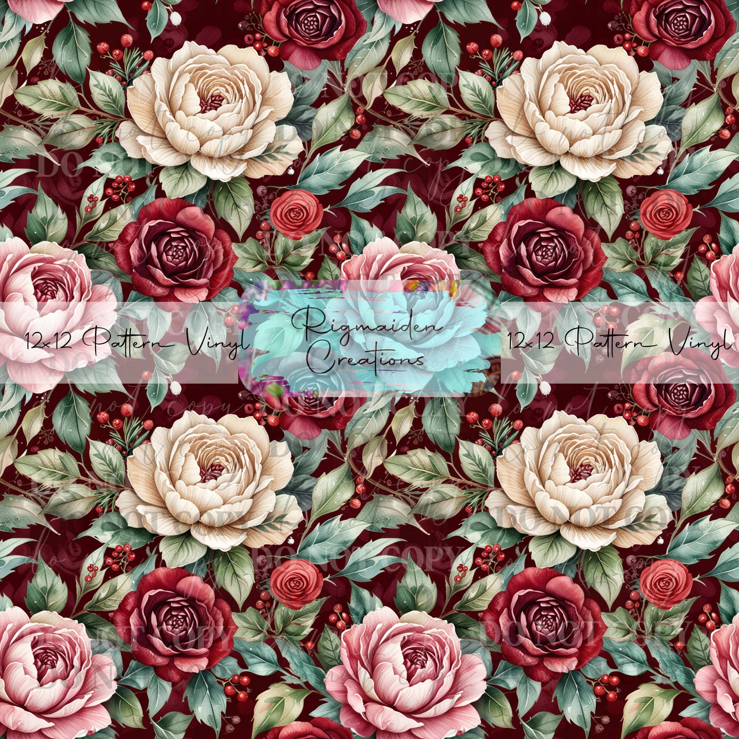 Red and Pink Roses Vinyl