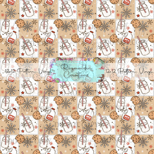 Checker Milk and Cookies Vinyl